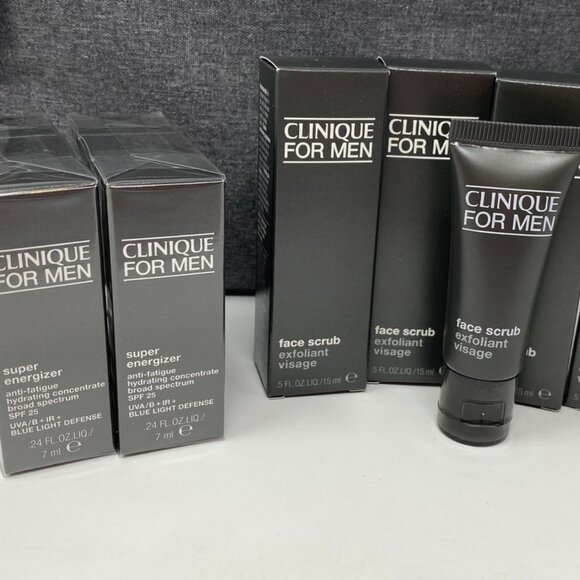 Clinque For men - 10 Face Srub in Box & 15 Super Energizer Moisture Tubes in box - Picture 1 of 1